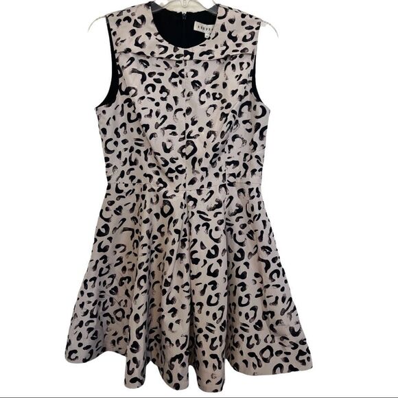 Keepsake The Label Cream/Black Leopard Chasing Love Mini Dress - Picture 3 of 10